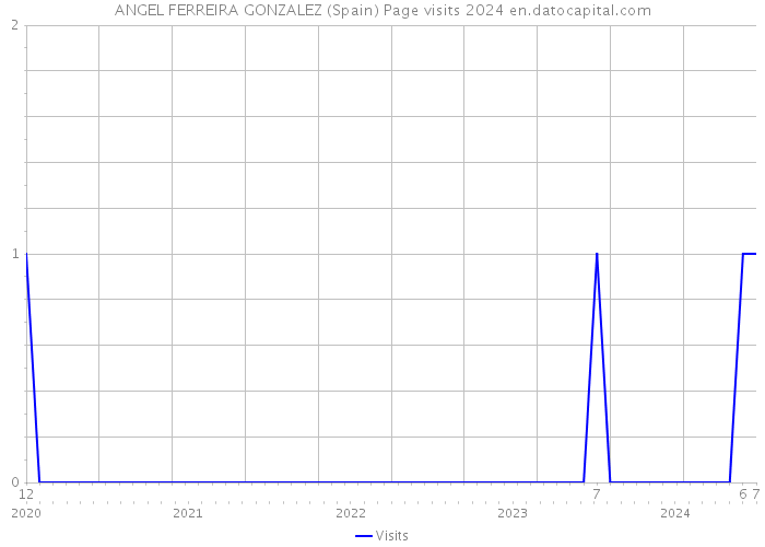 ANGEL FERREIRA GONZALEZ (Spain) Page visits 2024 