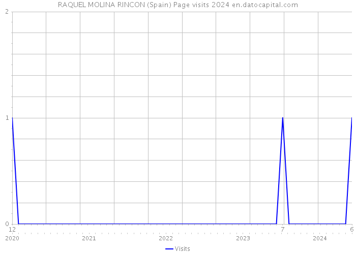 RAQUEL MOLINA RINCON (Spain) Page visits 2024 