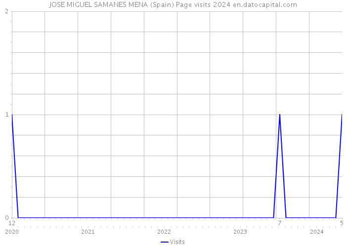 JOSE MIGUEL SAMANES MENA (Spain) Page visits 2024 