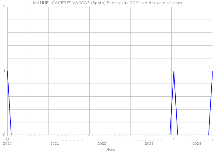 MANUEL CACERES VARGAS (Spain) Page visits 2024 