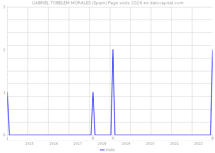 GABRIEL TOBELEM MORALES (Spain) Page visits 2024 