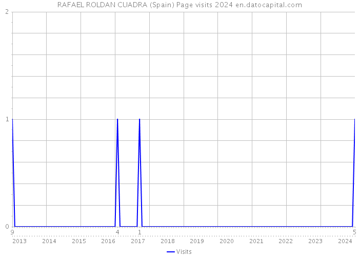 RAFAEL ROLDAN CUADRA (Spain) Page visits 2024 