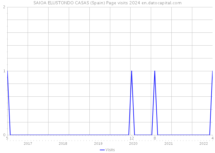 SAIOA ELUSTONDO CASAS (Spain) Page visits 2024 