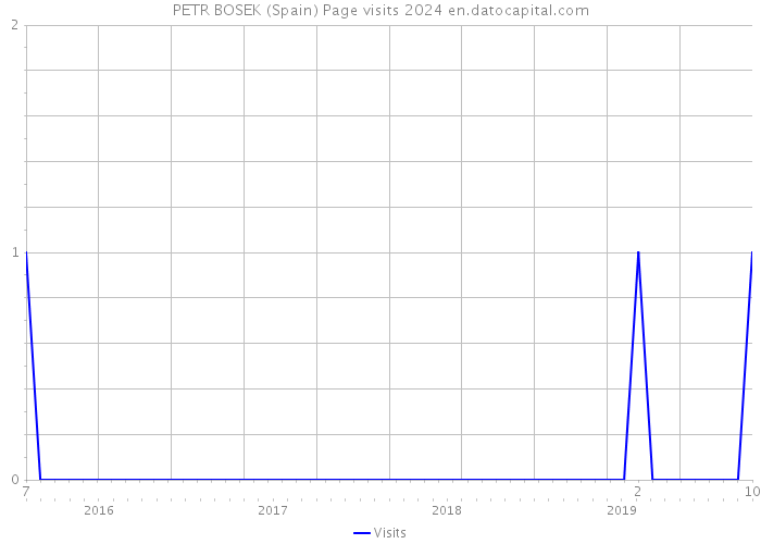 PETR BOSEK (Spain) Page visits 2024 