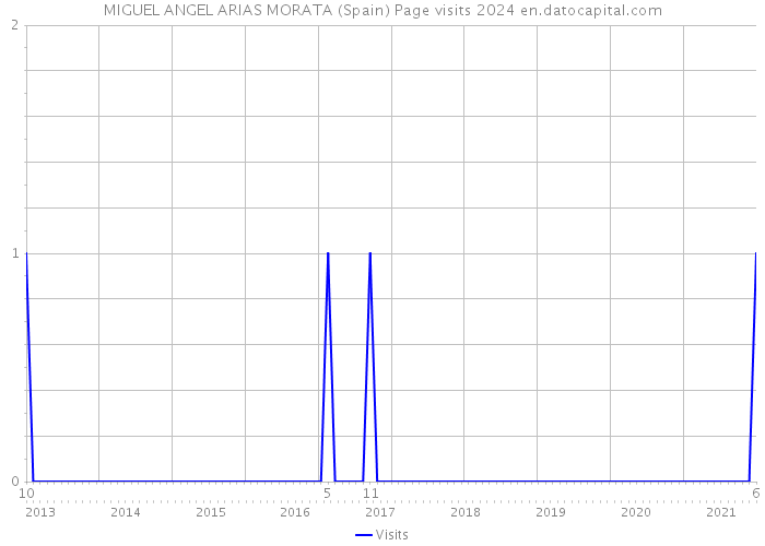 MIGUEL ANGEL ARIAS MORATA (Spain) Page visits 2024 