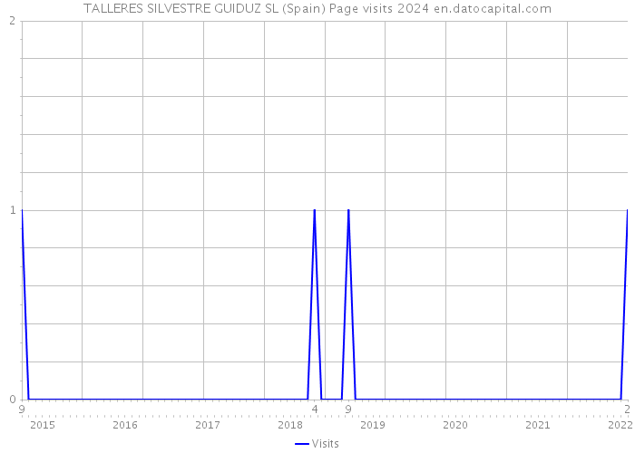 TALLERES SILVESTRE GUIDUZ SL (Spain) Page visits 2024 