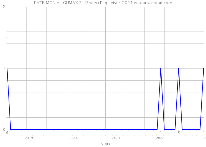PATRIMONIAL GUMAX SL (Spain) Page visits 2024 