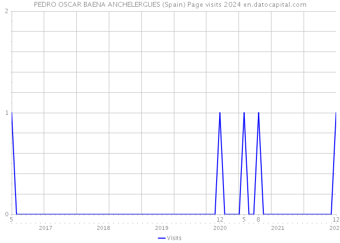 PEDRO OSCAR BAENA ANCHELERGUES (Spain) Page visits 2024 