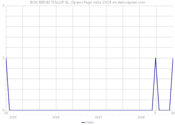 BON SERVEI TULLOP SL. (Spain) Page visits 2024 