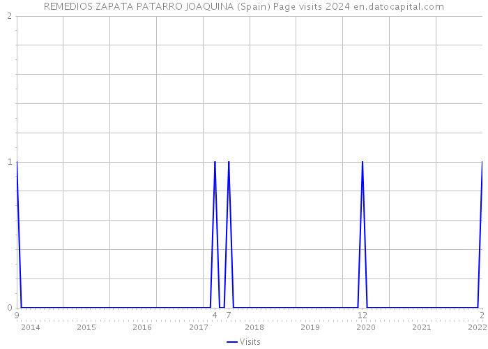 REMEDIOS ZAPATA PATARRO JOAQUINA (Spain) Page visits 2024 