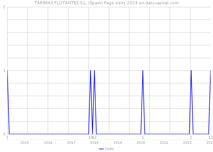 TARIMAS FLOTANTES S.L. (Spain) Page visits 2024 