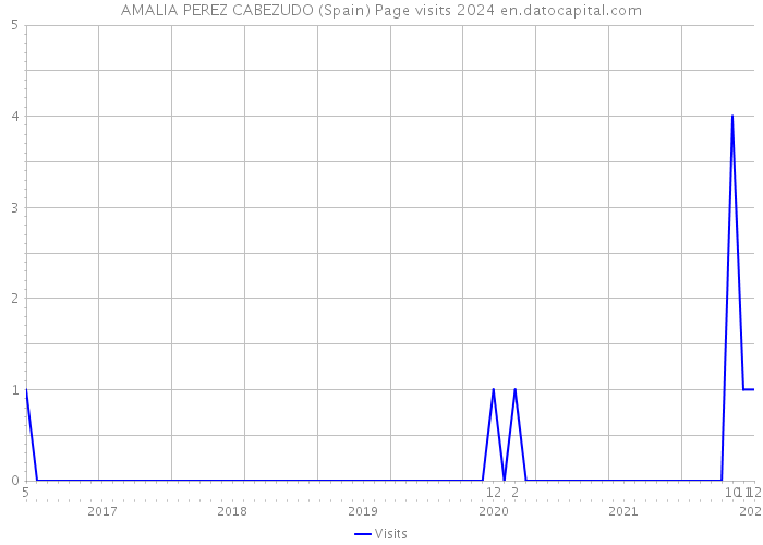 AMALIA PEREZ CABEZUDO (Spain) Page visits 2024 