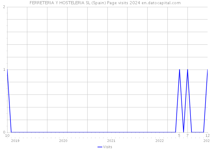 FERRETERIA Y HOSTELERIA SL (Spain) Page visits 2024 