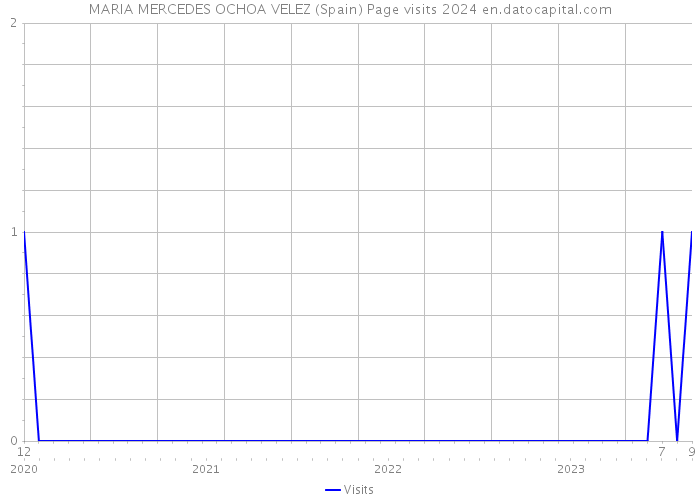 MARIA MERCEDES OCHOA VELEZ (Spain) Page visits 2024 