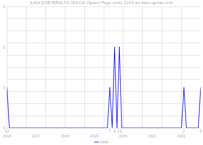 JUAN JOSE PERALTA GRACIA (Spain) Page visits 2024 