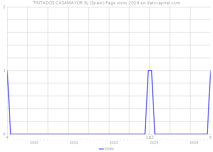 TINTADOS CASAMAYOR SL (Spain) Page visits 2024 