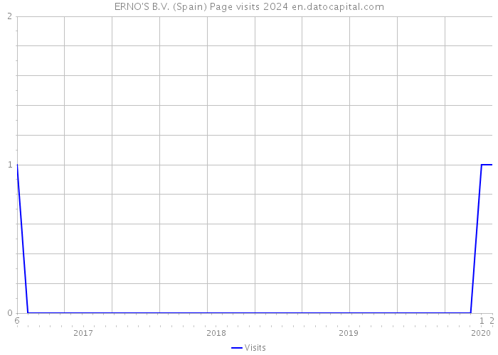 ERNO'S B.V. (Spain) Page visits 2024 