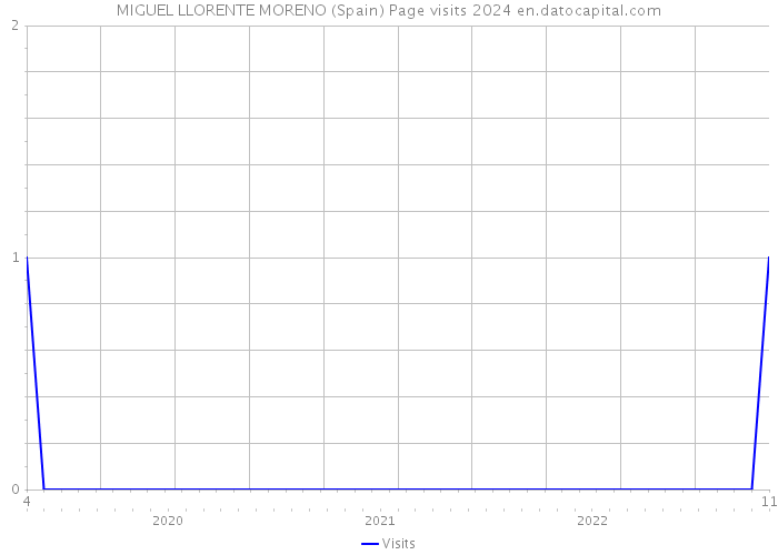 MIGUEL LLORENTE MORENO (Spain) Page visits 2024 