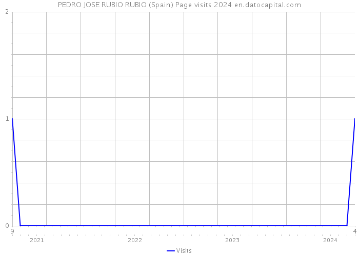PEDRO JOSE RUBIO RUBIO (Spain) Page visits 2024 