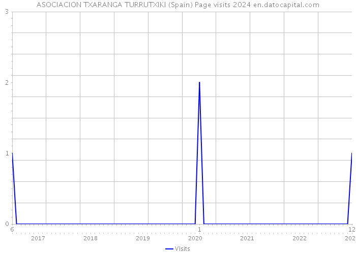 ASOCIACION TXARANGA TURRUTXIKI (Spain) Page visits 2024 