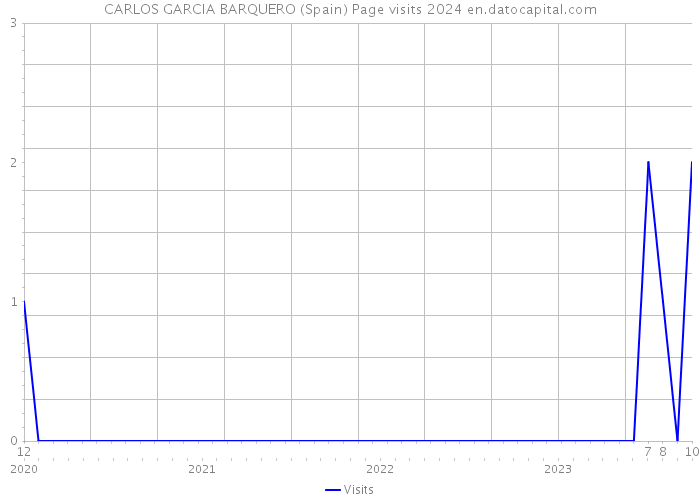 CARLOS GARCIA BARQUERO (Spain) Page visits 2024 