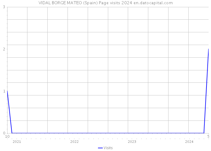 VIDAL BORGE MATEO (Spain) Page visits 2024 