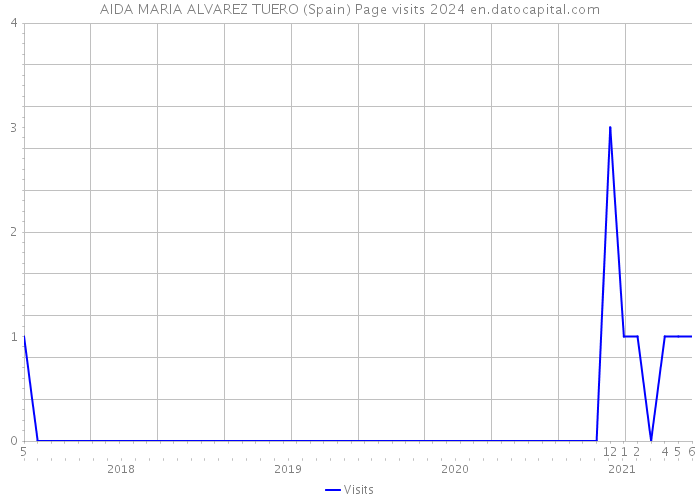 AIDA MARIA ALVAREZ TUERO (Spain) Page visits 2024 