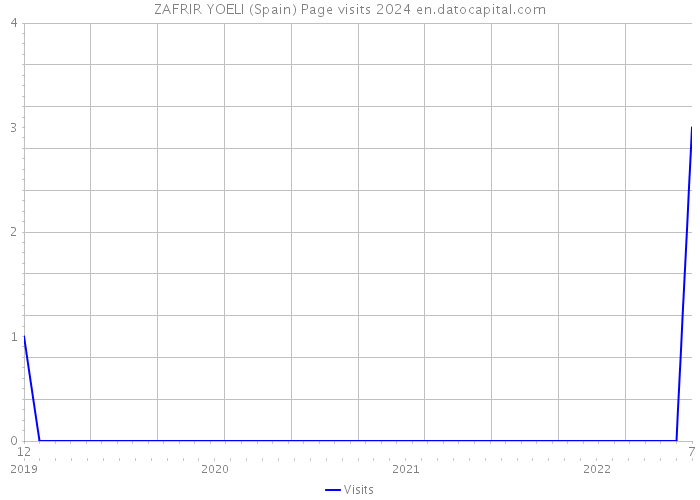 ZAFRIR YOELI (Spain) Page visits 2024 