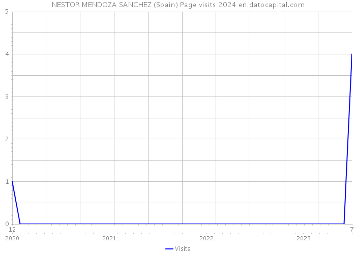 NESTOR MENDOZA SANCHEZ (Spain) Page visits 2024 