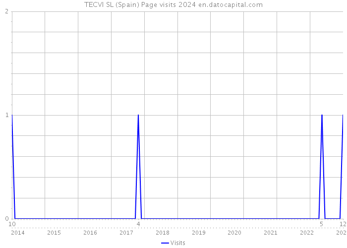 TECVI SL (Spain) Page visits 2024 