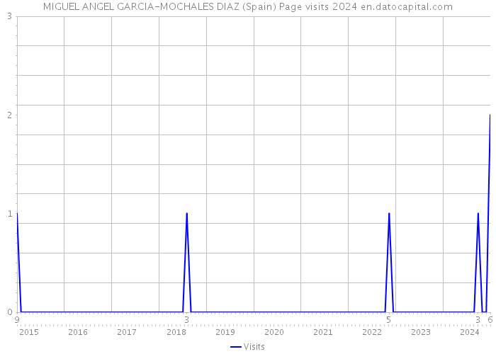 MIGUEL ANGEL GARCIA-MOCHALES DIAZ (Spain) Page visits 2024 