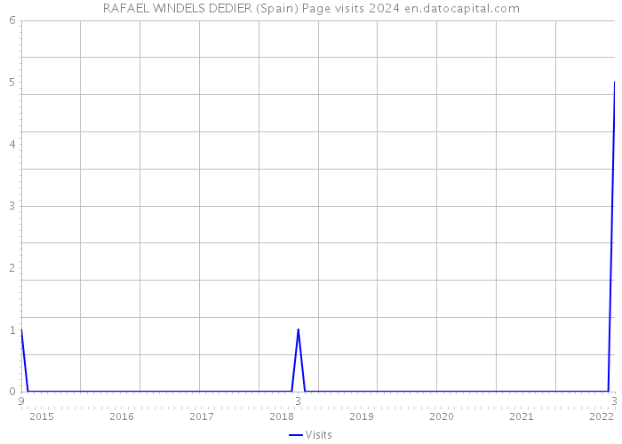 RAFAEL WINDELS DEDIER (Spain) Page visits 2024 