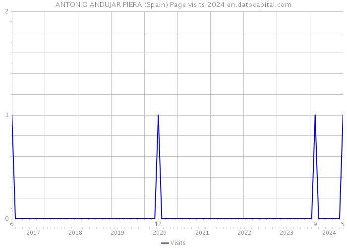 ANTONIO ANDUJAR PIERA (Spain) Page visits 2024 