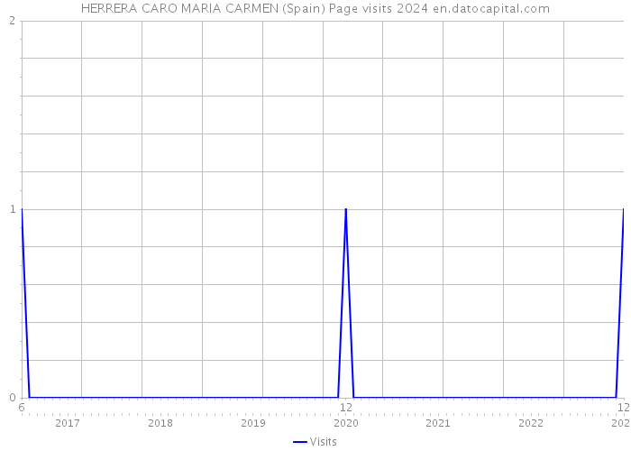 HERRERA CARO MARIA CARMEN (Spain) Page visits 2024 