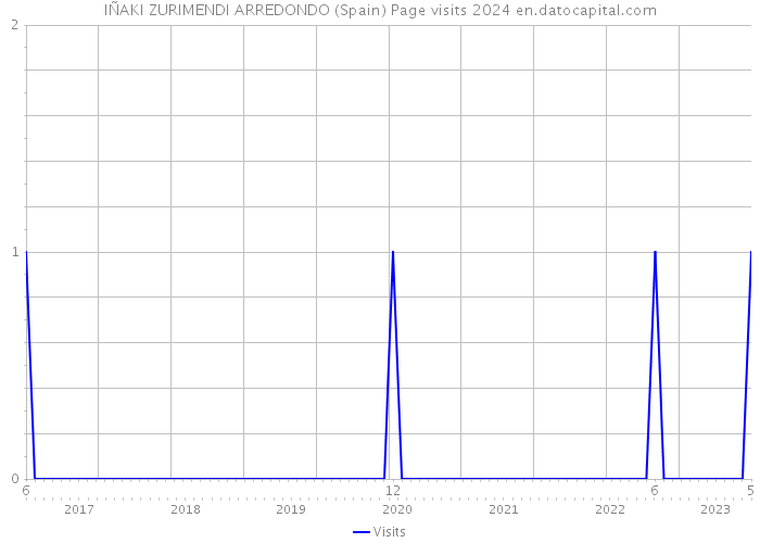 IÑAKI ZURIMENDI ARREDONDO (Spain) Page visits 2024 