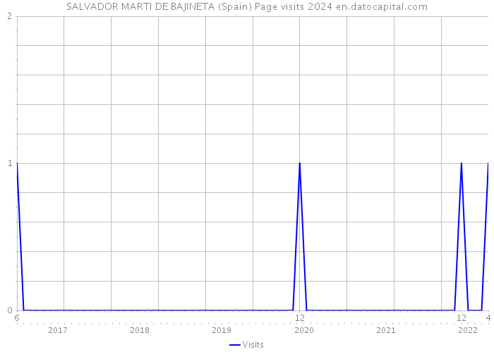 SALVADOR MARTI DE BAJINETA (Spain) Page visits 2024 