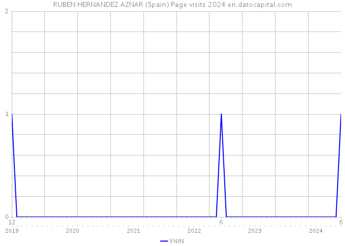RUBEN HERNANDEZ AZNAR (Spain) Page visits 2024 