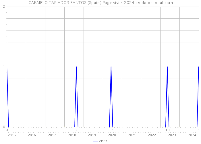 CARMELO TAPIADOR SANTOS (Spain) Page visits 2024 