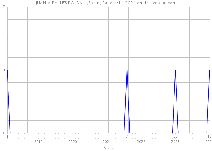 JUAN MIRALLES ROLDAN (Spain) Page visits 2024 