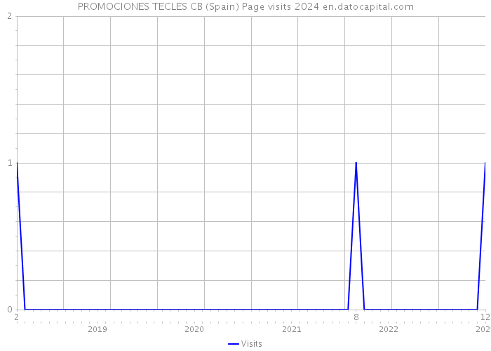 PROMOCIONES TECLES CB (Spain) Page visits 2024 