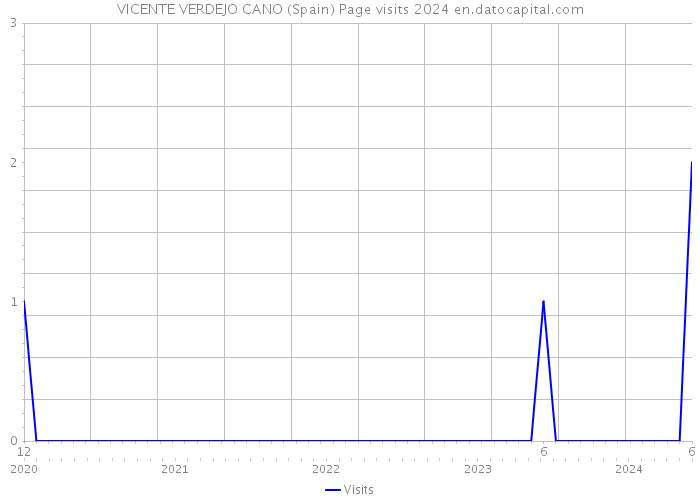 VICENTE VERDEJO CANO (Spain) Page visits 2024 