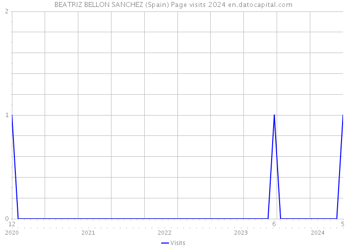 BEATRIZ BELLON SANCHEZ (Spain) Page visits 2024 