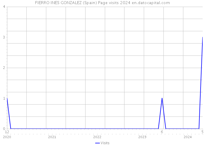 FIERRO INES GONZALEZ (Spain) Page visits 2024 