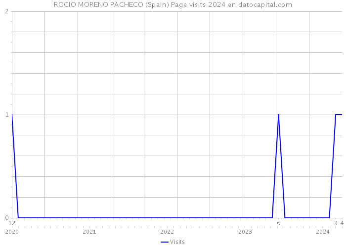 ROCIO MORENO PACHECO (Spain) Page visits 2024 