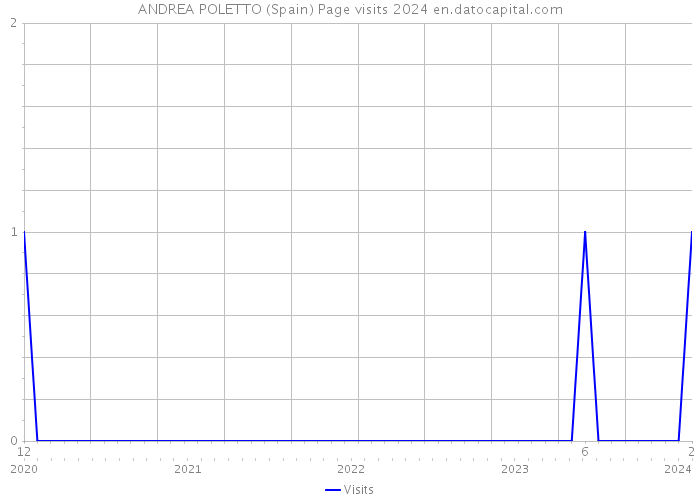 ANDREA POLETTO (Spain) Page visits 2024 