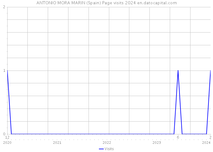 ANTONIO MORA MARIN (Spain) Page visits 2024 