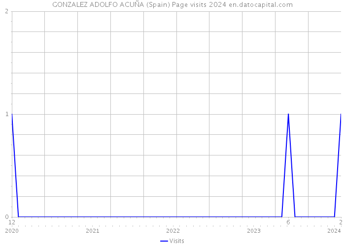 GONZALEZ ADOLFO ACUÑA (Spain) Page visits 2024 
