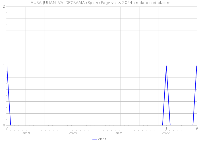 LAURA JULIANI VALDEGRAMA (Spain) Page visits 2024 