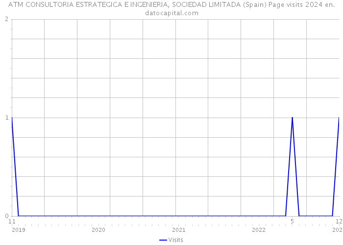 ATM CONSULTORIA ESTRATEGICA E INGENIERIA, SOCIEDAD LIMITADA (Spain) Page visits 2024 