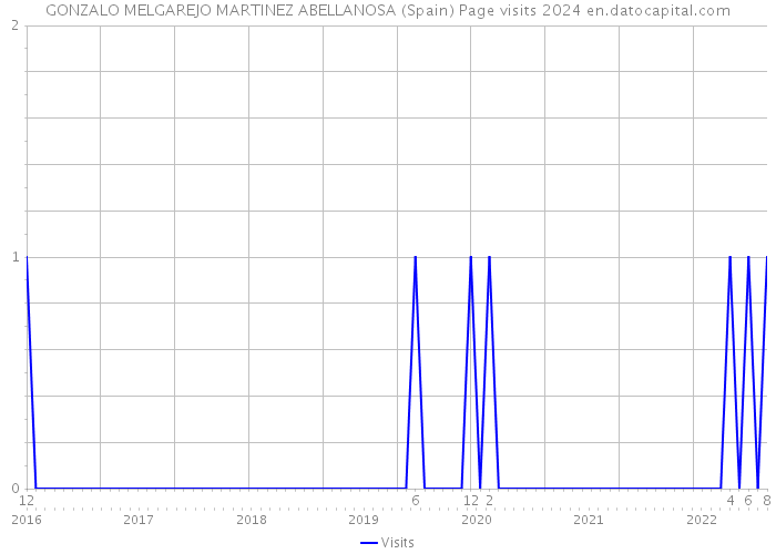 GONZALO MELGAREJO MARTINEZ ABELLANOSA (Spain) Page visits 2024 